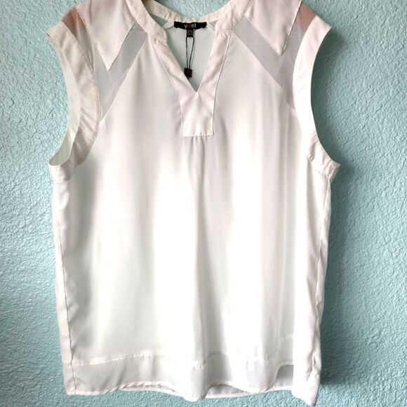 Yest summer minimalist sleeveless blouse - Picture 1 of 8
